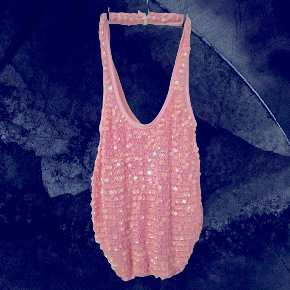 NWT pink sequin purse